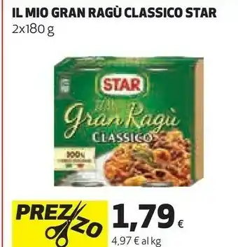 Coop Star Il Mio Gran Ragu Classico offerta