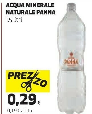 Coop Acqua panna Acqua Panna - Acqua Minerale Naturale 1500 g(ml) offerta