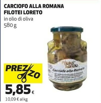 Coop Filotei loreto Carciofo Alla Romana offerta