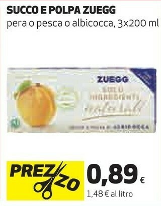 Coop Zuegg Succo E Polpa offerta