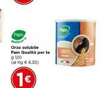 Metà Pam Qualità Per Te Orzo Solubile offerta