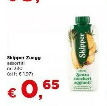 Metà Zuegg Skipper Ananas 330 G(ml) offerta