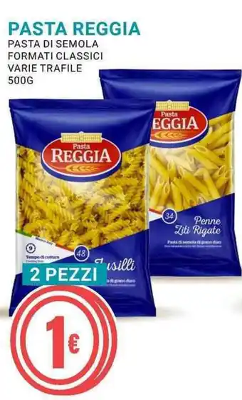 Eté PASTA REGGIA PASTA DI SEMOLA FORMATI CLASSICI VARIE TRAFILE 500G offerta
