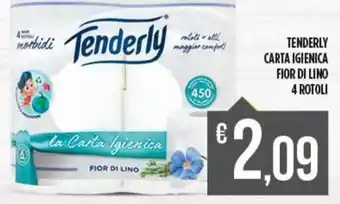 TENDERLY CARTA IGIENICA FIOR DI LINO 4 ROTOLI