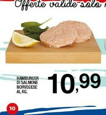 Sigma Hamburger Di Salmone Norvegese offerta