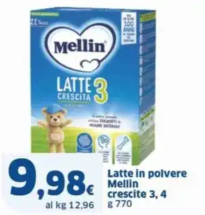 Sigma Latte in polvere Mellin crescite 3, 4 offerta