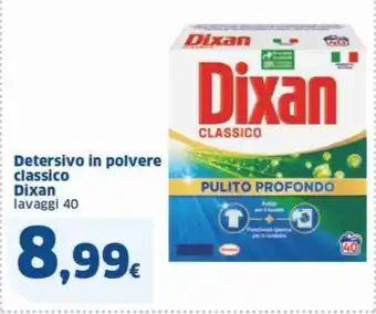 Sigma Detersivo in polvere classico Dixan lavaggi 40 offerta