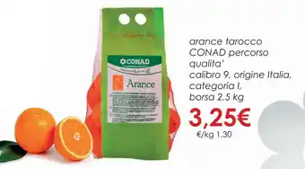 Conad arance tarocco CONAD 2,5 kg offerta