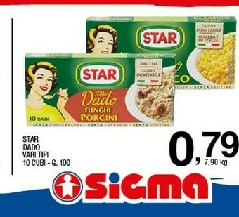 Sigma Star Dado offerta