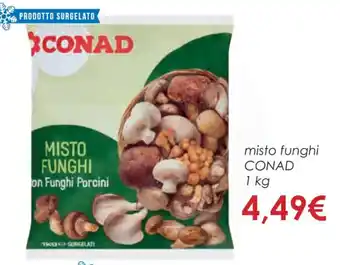 Conad misto funghi CONAD 1 kg offerta