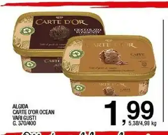 Sigma Algida Carte D'Or Caffè 400 G(ml) offerta