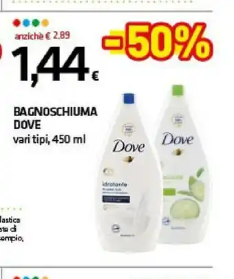 Superconti Dove Bagnoschiuma offerta
