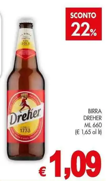 PrestoFresco BIRRA DREHER ML 660 offerta
