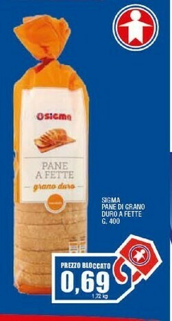 Sigma Sigma - Pane A Fette Grano Duro offerta