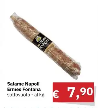 Salame Napoli Ermes Fontana sottovuoto