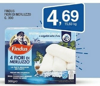 Sigma Findus 4 Fiori Di Merluzzo 300 G(ml) offerta