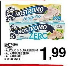 Sigma Nostromo Tonno Al Naturale offerta