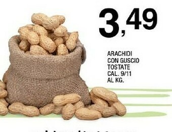 Sigma Arachidi Con Guscio Tostate offerta