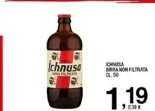 Sigma Ichnusa Birra Non Filtrata 500 G(ml) offerta