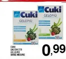 Sigma Cuki Sacchetti Gelo Piu offerta
