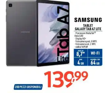 Elettrosintesi SAMSUNG TABLET GALAXY TAB A7 LITE offerta
