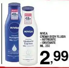 Sigma Nivea Crema Body Fluida Nutriente offerta
