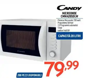 CANDY MICROONDE CMWA20SDLW