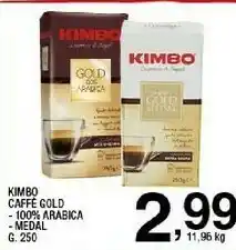 Sigma Kimbo Gold 100% Arabica offerta