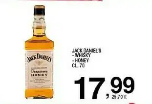 Sigma Jack Daniels Whisky - Honey offerta