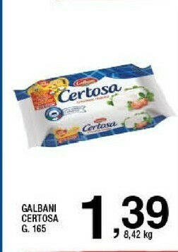 Sigma Galbani Certosa 165 G(ml) offerta