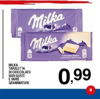 Sigma Milka Cioccolato Bianco 100 G(ml) offerta