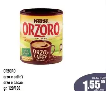 Del Prete Distribuzioni ORZORO orzo e caffe'/ orzo e cacao offerta