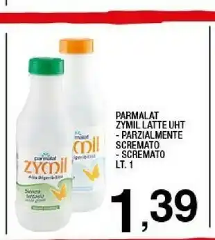 Sigma Parmalat Parmalat - Zymil Latte Parzialmente Scremato Alta Digeribilità Senza Lattosio UHT 1000 g(ml) offerta