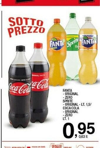 Sigma Coca-Cola - Fanta Zero 1500 G(ml) offerta