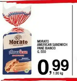 Sigma Morato American Sandwich Grano Duro offerta