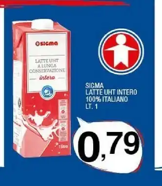 Sigma Sigma Latte Uht Intero offerta