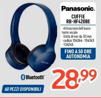 Panasonic CUFFIE RB-HF420BE