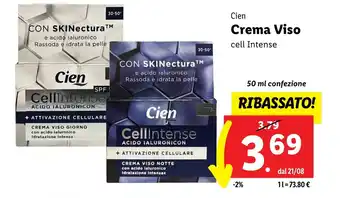 Lidl Cien CREMA Viso 50 ml confezion offerta