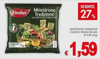 MINESTRONE TRADIZIONE CLASSICO FINDUS GR 400