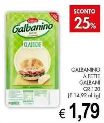 PrestoFresco GALBANINO A FETTE GALBANI GR 120 offerta