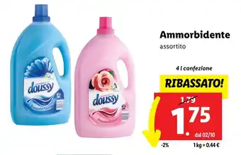 Lidl Ammorbidente assortito 4 l confezione offerta