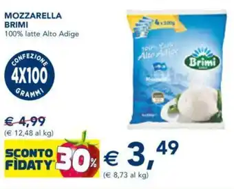 Esselunga MOZZARELLA BRIMI offerta
