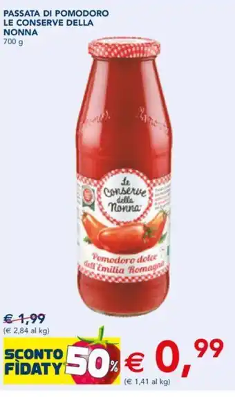 Esselunga PASSATA DI POMODORO LE CONSERVE DELLA NONNA 700 g offerta