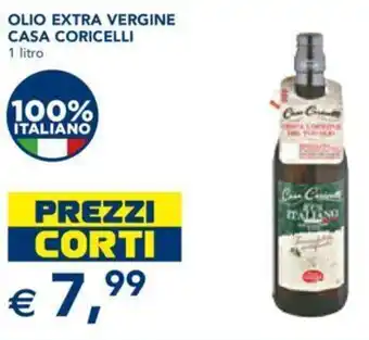 Esselunga OLIO EXTRA VERGINE CASA CORICELLI 1 litro offerta