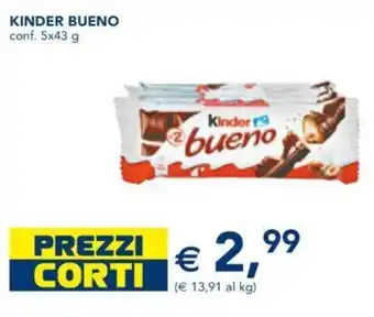 Esselunga KINDER BUENO conf. 5x43 g offerta