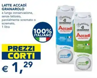 LATTE ACCADÌ GRANAROLO 1 Litro