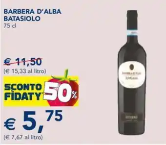 Esselunga BARBERA D'ALBA BATASIOLO 75 cl offerta