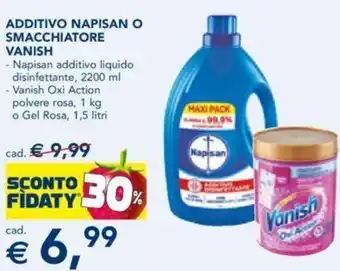 Esselunga ADDITIVO NAPISAN O SMACCHIATORE VANISH offerta