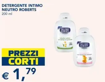Esselunga DETERGENTE INTIMO NEUTRO ROBERTS 200 ml offerta
