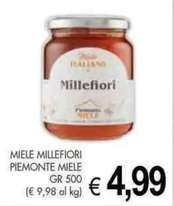 PrestoFresco MIELE MILLEFIORI PIEMONTE MIELE GR 500 offerta